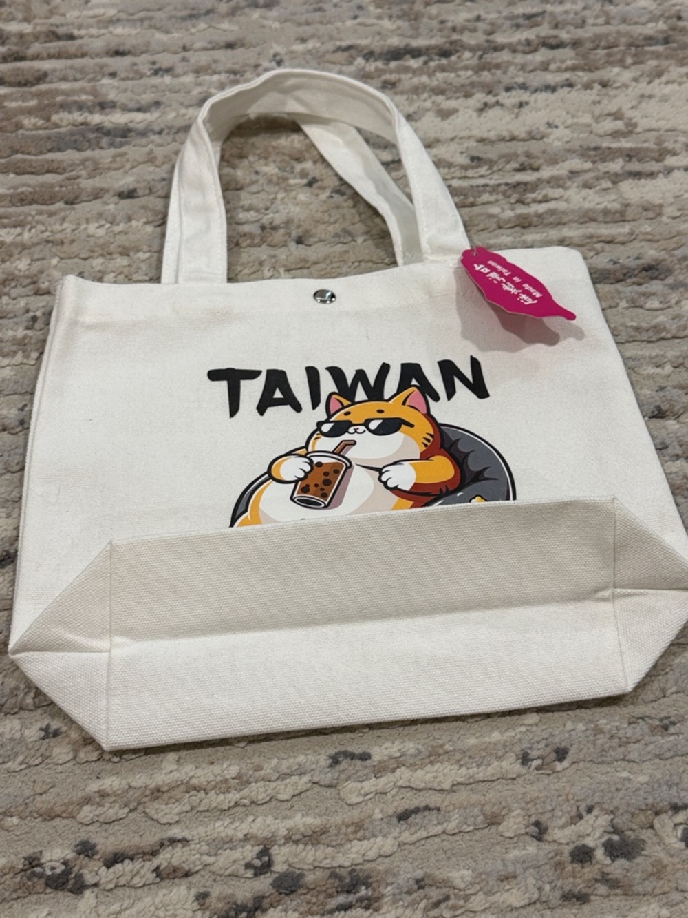 Taiwan Canvas mini Tote Bag - Picture 3 of 7